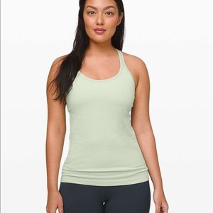 lululemon | ebb to street tank ribbed arctic mint